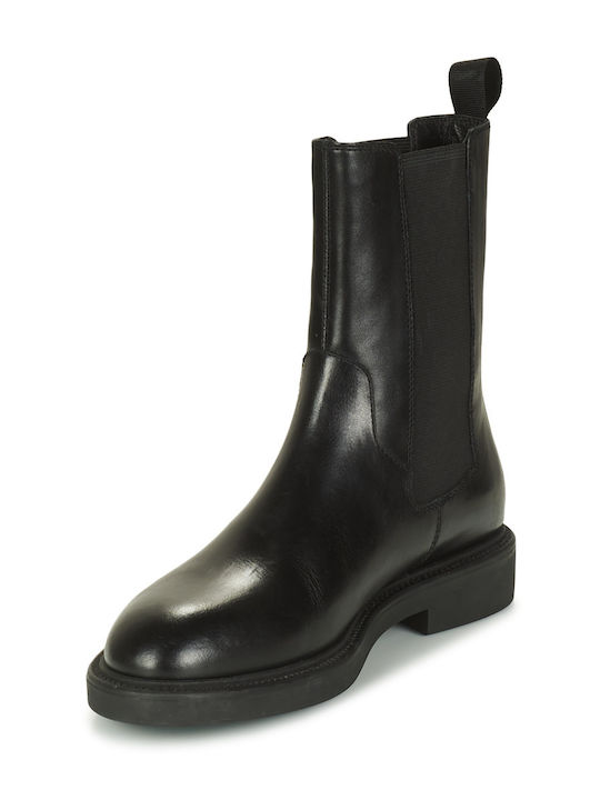Leather Women's Chelsea Boots Black