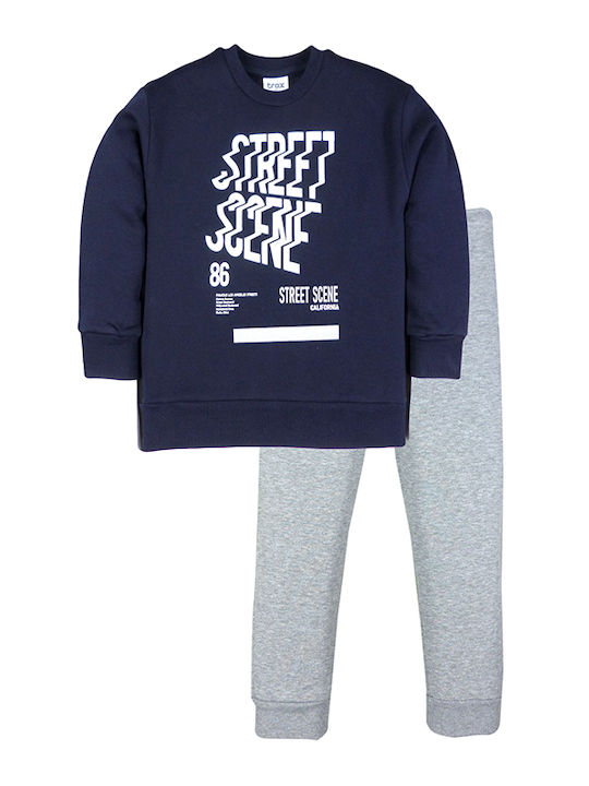 Trax Kids Sweatpants Set Navy Blue 2pcs