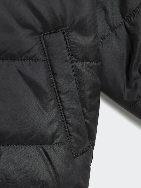 Kids' Sports Jacket Short with Hood Black Adicolor