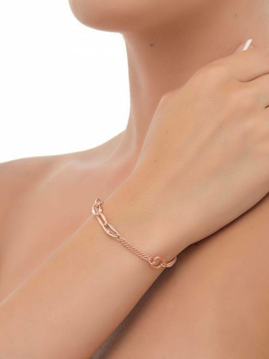 Oxzen Bracelet Chain made of Silver Gold Plated