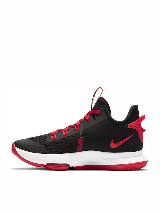 Nike Lebron Witness 5 Χαμηλά Μπασκετικά Παπούτσια Μαύρα