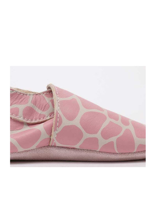 Bobux Weiche Babyschuhe Rosa Giraffe
