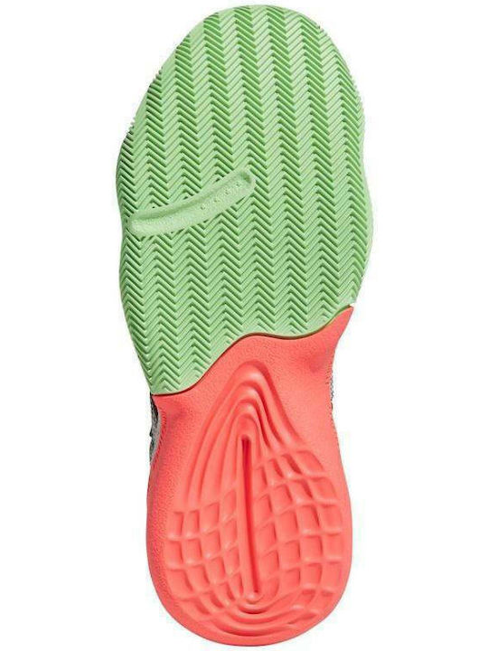 Harden Stepback Χαμηλά Μπασκετικά Παπούτσια Core Black / Grey Two / Glory Mint