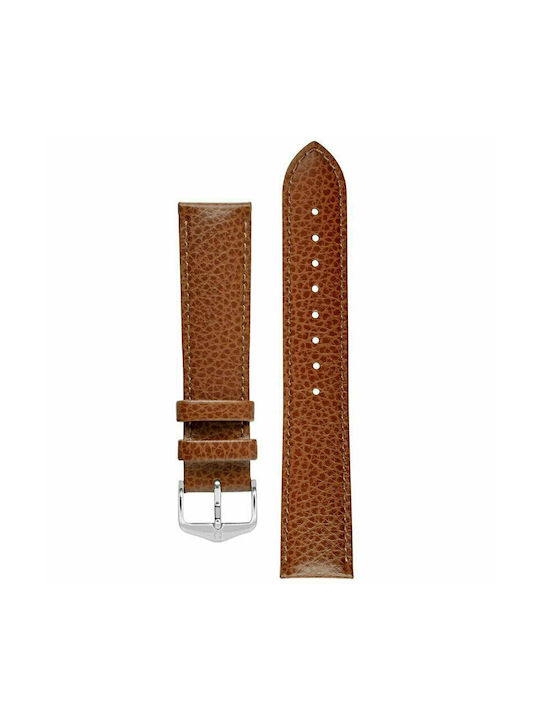 Hirsch Kansas Leather Strap Brown 22mm