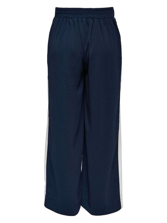 Pantaloni de trening pentru femei Wide Albastru marin
