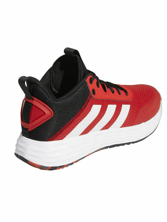 Ownthegame 2.0 Low Basketball Shoes Vivid Red / Cloud White / Core Black