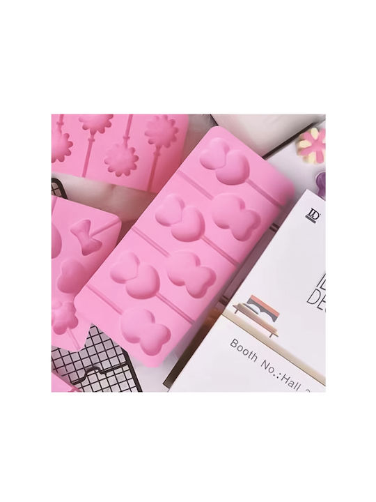 Spring No Coating Silicone Chocolates 5 Cups Baking Pan 21.5x10.5cm