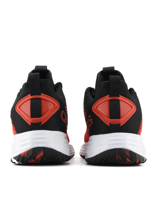 Ownthegame 2.0 Low Basketball Shoes Vivid Red / Cloud White / Core Black