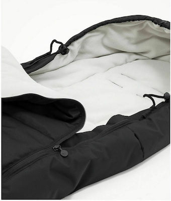 Stokke Xplory Sac de picioare pentru cărucior Negru bogat cu căptușeală Fleece 91x46εκ.