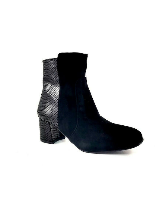 Damenstiefel Schwarzes Wildleder - Schwarz