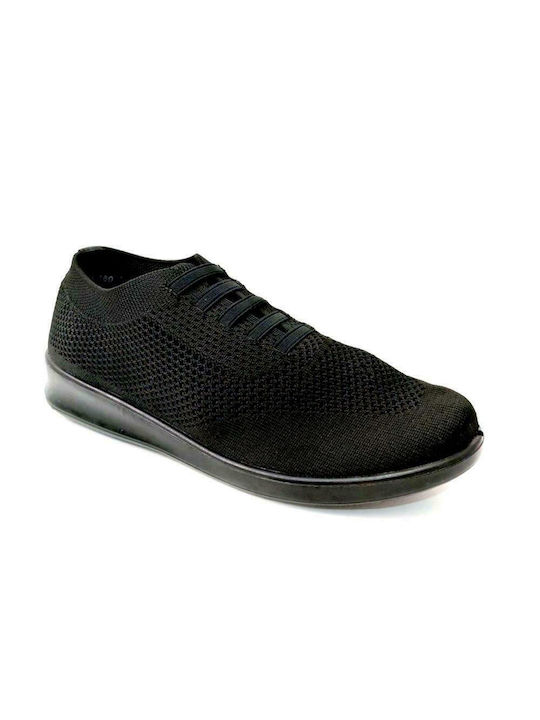 WOMEN'S SNEAKER BLACK SLIP ON - Black