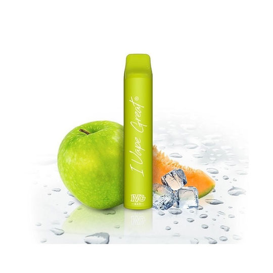 IVG Bar Plus Einweg-E-Zigarette 800 Einweg-E-Zigaretten Fuji Apple Melon 2ml 20mg Grüne