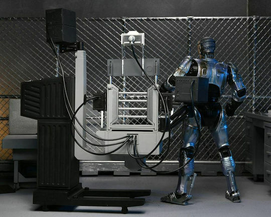 Neca RoboCop RoboCop Повредена В Битка (Със Стол) Фигура За Действие Висока 18 См В Мащаб 1:10