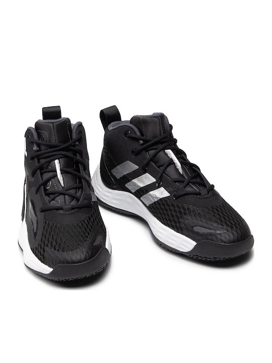 Exhibit A Mid High Basketball Shoes Core Black / Silver Metallic / Team Dark Grey