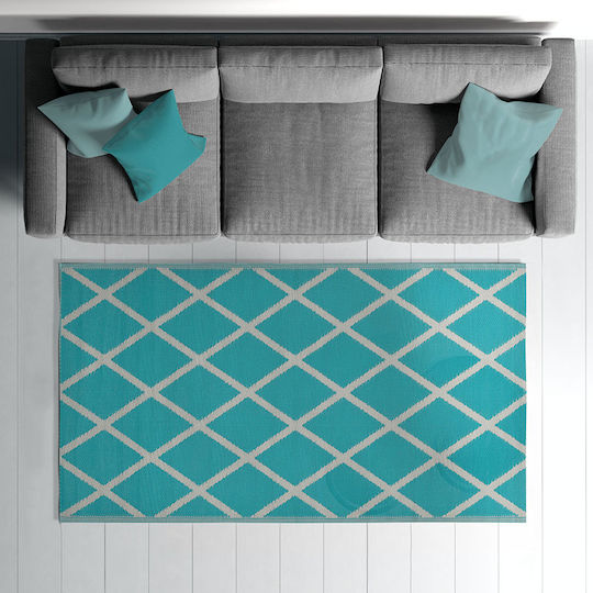 Click Covor Rectangular Turcoaz