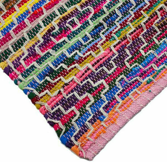 Synchronia Mandira Teppich Rechteckig Synthetisch,Polyester/Cotton/Leather Mehrfarbig