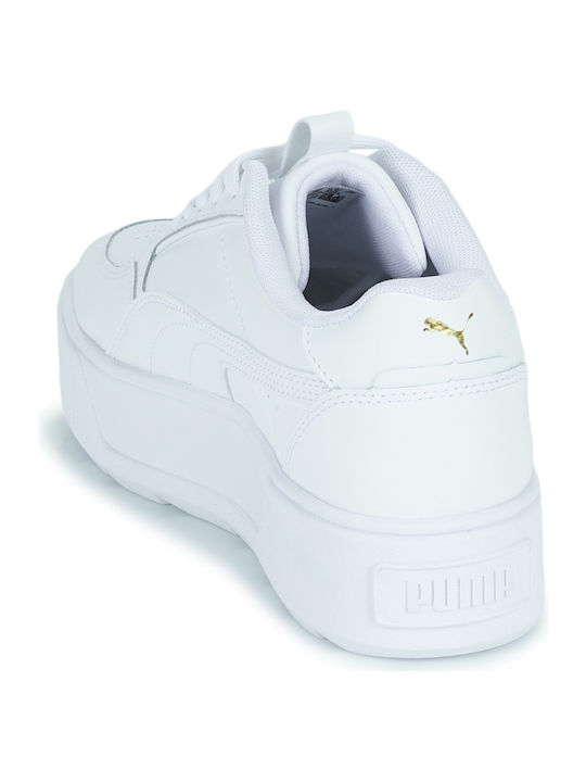 Karmen Rebelle Γυναικεία Flatforms Sneakers Λευκά
