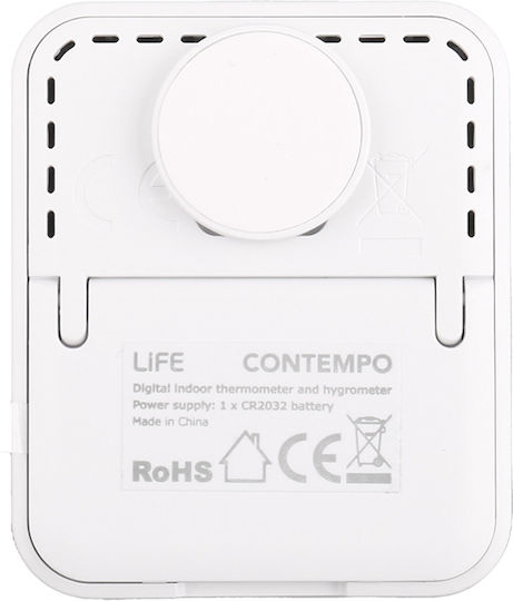 Life Contempo Indoor Thermometer & Hygrometer Tabletop