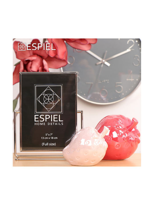 Espiel Căpșună din Ceramică Roz 13.5x9.5cm 1buc