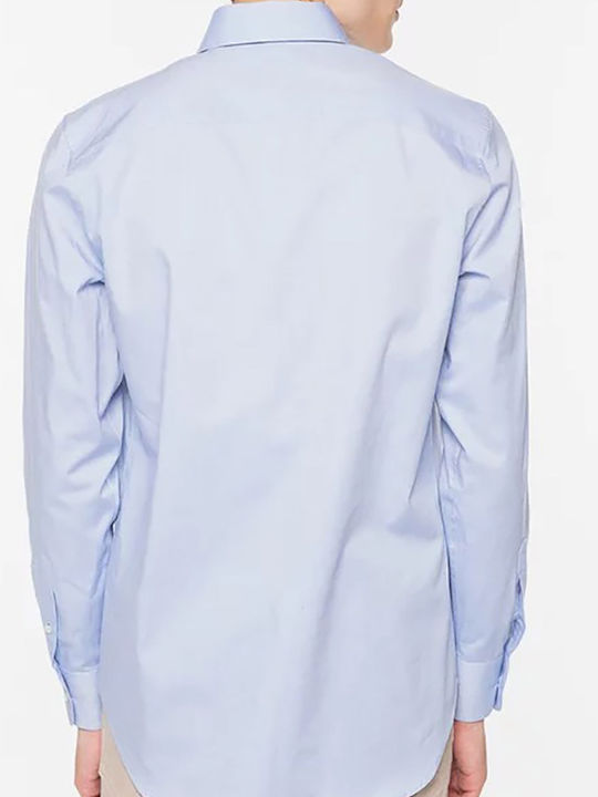 Trussardi Men's Shirt Long Sleeve Light Blue