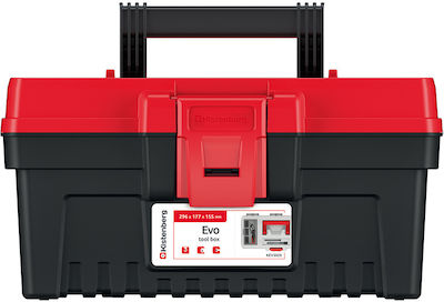 EVO30 Hand Toolbox Plastic with Tray Organiser W29.6xD17.7xH15.5cm