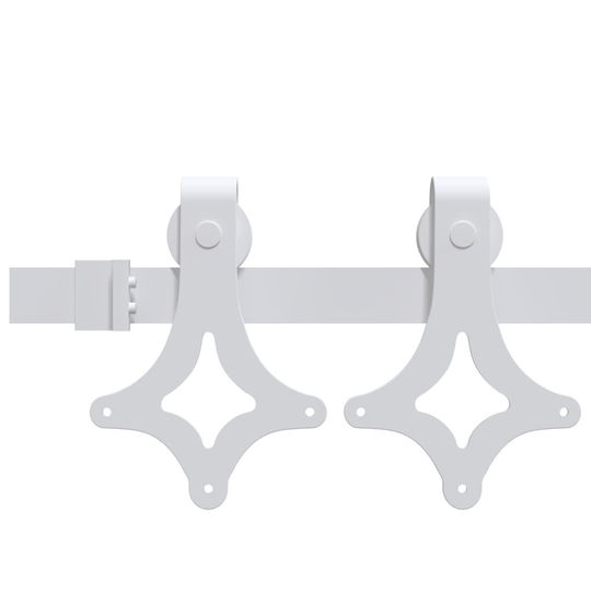 vidaXL Door Return Mechanism for Doors up to 183cm and 100kg White