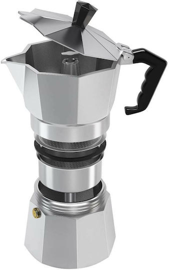 Viosarp Stovetop Espresso Pot for 1Cups Silver