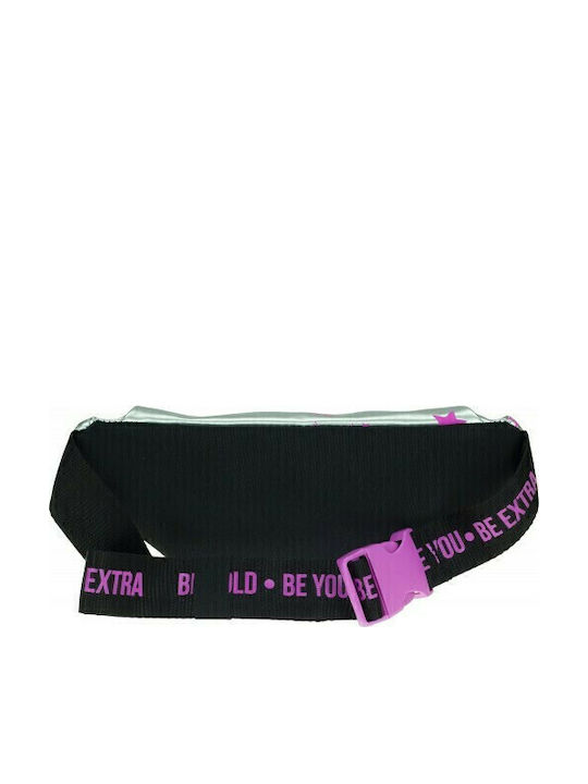 Gim Barbie Kids Waist Bag Silver 30cmx8cmx8cmcm