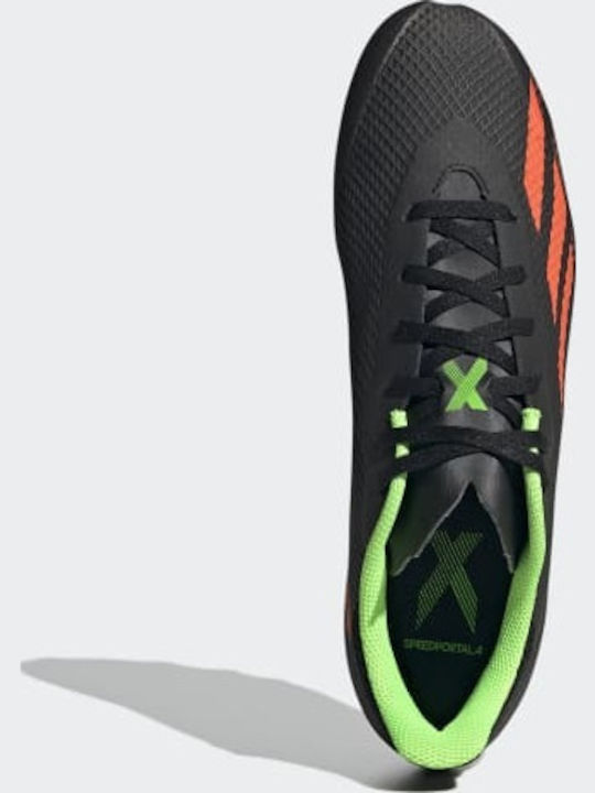 adidas X Speedportal4 Football Shoes with Cleats Core Black / Solar Red / Solar Green