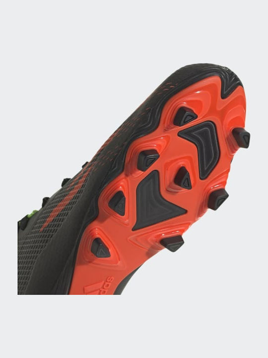 adidas X Speedportal4 Football Shoes with Cleats Core Black / Solar Red / Solar Green