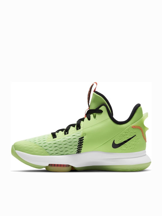 Nike Lebron Witness 5 Χαμηλά Μπασκετικά Παπούτσια Πράσινα
