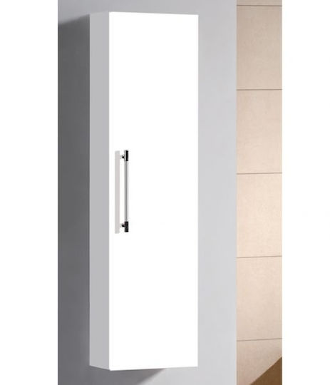 Gloria Colonela Dulap de Baie 27x15x100 cm Alb