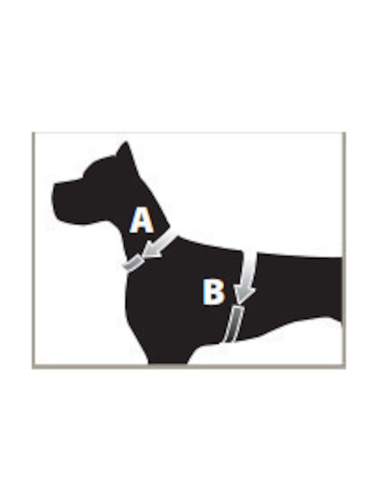 Ferplast Dog Harness Agila Fluo Yellow 25mm x 63-71cm 75449728
