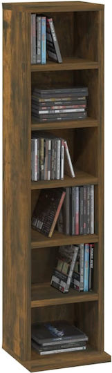 vidaXL Floor Standing Case Smoked Oak 21x20x88cm
