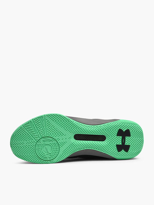 Curry 3 Hoch Basketballschuhe Grey / Black / Green