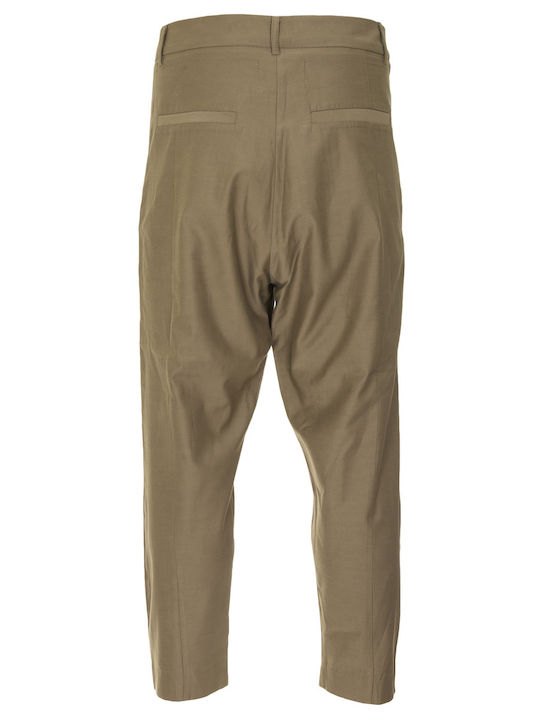 Hose Chino in Lockere Passform Khaki