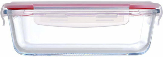 Bergner Cutie pentru Mâncare Sticlă Roz 1500ml 1buc