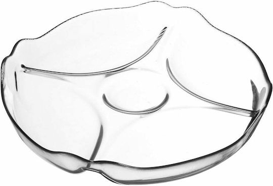 Pasabahce Glas Ordnungshüter 5 Positionen Transparent Ø25cm 1Stück