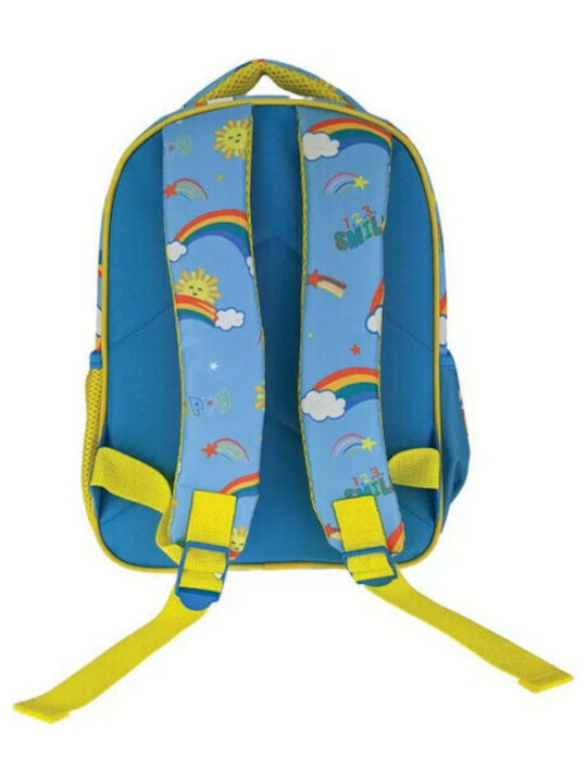 Gim Paw Patrol Rainbow School Bag Backpack Kindergarten in Light Blue color