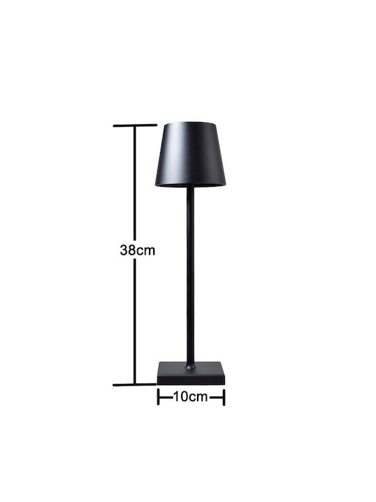Lucas LED Desktop Outdoor LED Lamp 3.5W with Warm White Light Black