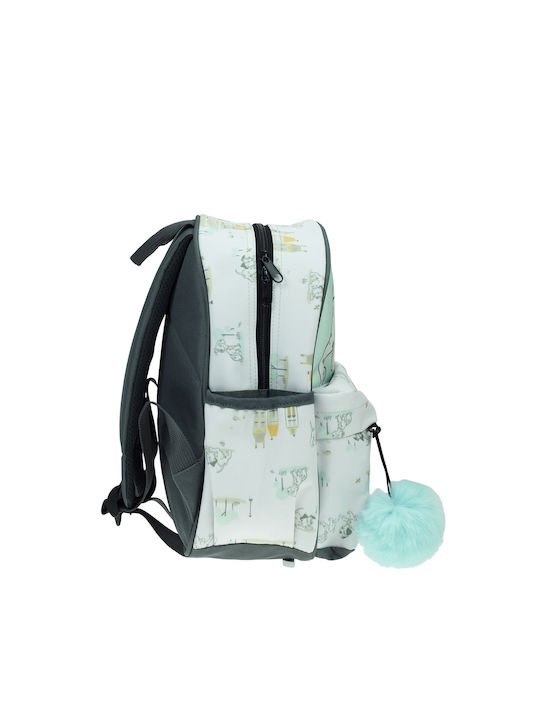 Gim Dalmatians Schulranzen Rucksack Kindergarten in Hellblau Farbe