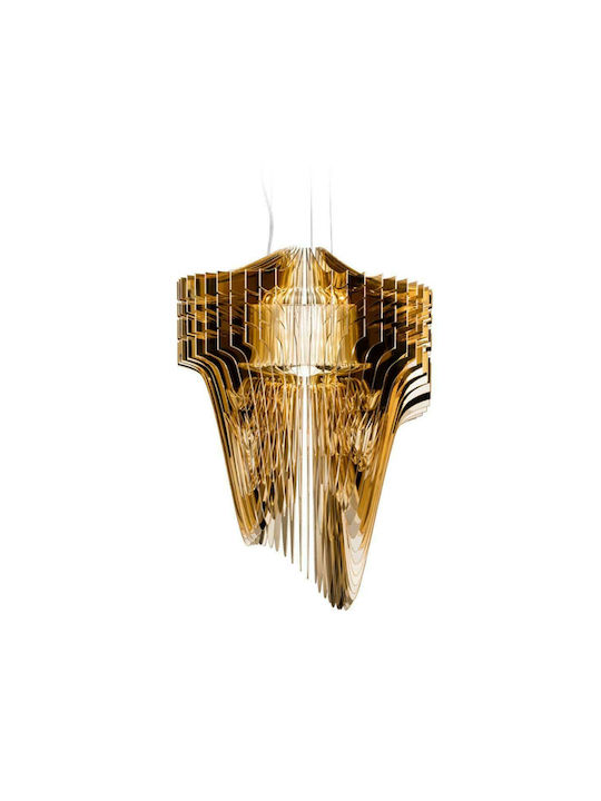 Slamp Aria Gold L Slamp Pendant Light LED Gold