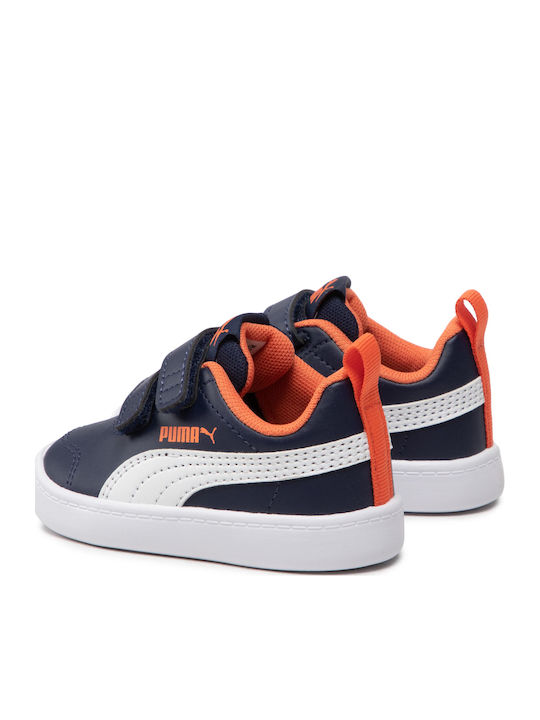 Courtflex Kids Sneakers with Scratch Blue