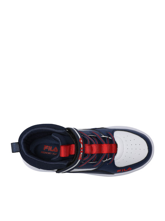 Memory Ayo Παιδικά Sneakers High με Σκρατς Μπλε