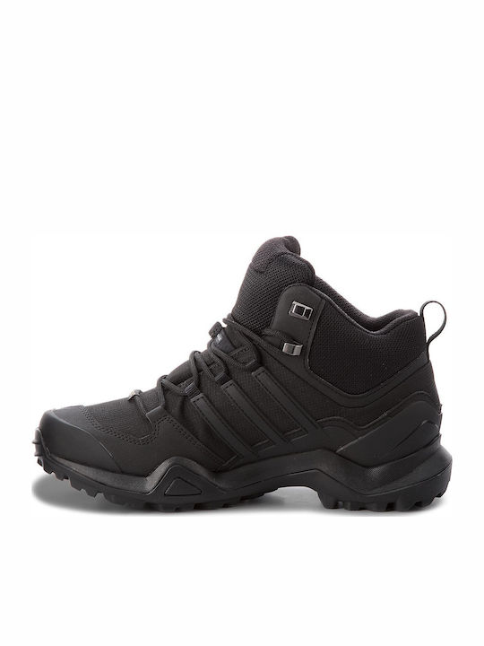 adidas Terrex Swift R2 Mid GTX Men's Hiking Waterproof Boots With Gore-Tex Membrane Core Black