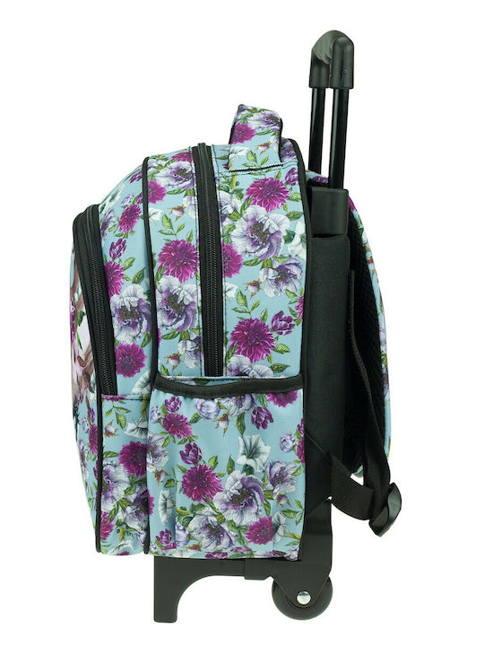 Back Me Up School Trolley Bag Kindergarten With Water Bottle Holder Multicolour 12 Litre 15 x 15 x 25cm