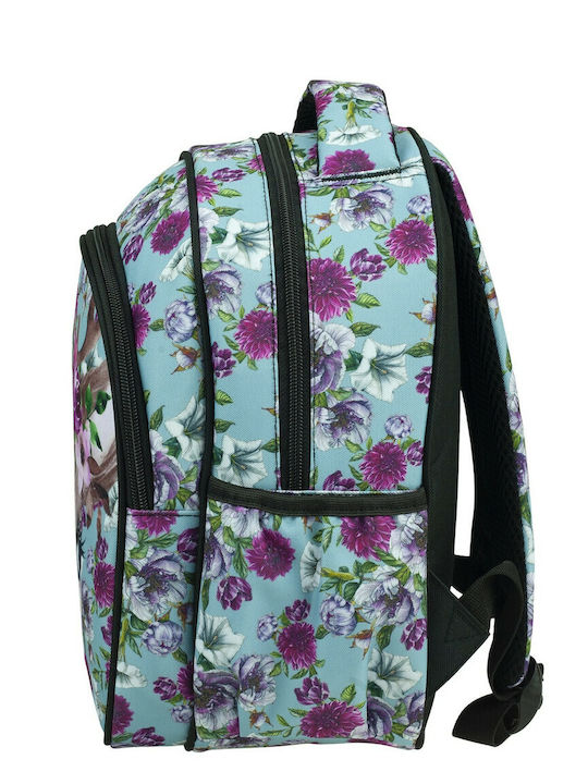 Back Me Up School Bag Backpack Kindergarten Multicolour with Water Bottle Holder 15Liters