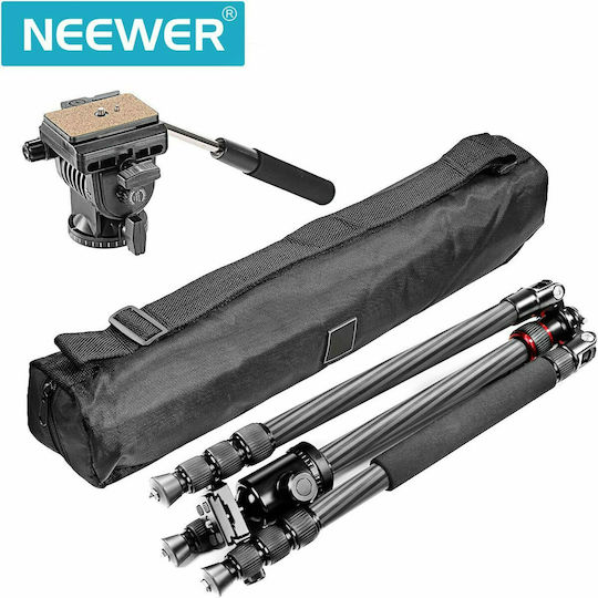 Neewer Neewer Photography & Video Monopod Made of Carbon Fiber with Simple Sole with Hydraulic Head and 12kg Maximum Load