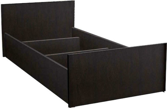 Adler Bett Einzelbett Holz Wenge für Matratze 90x200cm