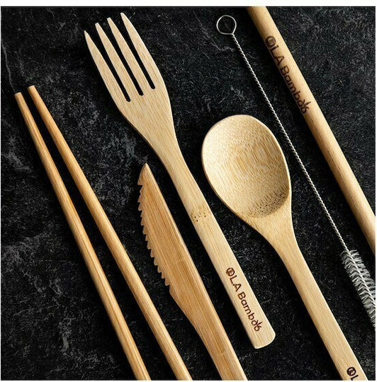 Ola Bamboo Сет ножове и вилици Многоцветни 5бр